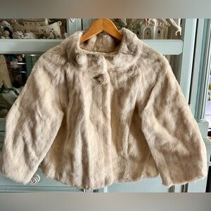 Chic Cream Teddy Fur Jacket for Women